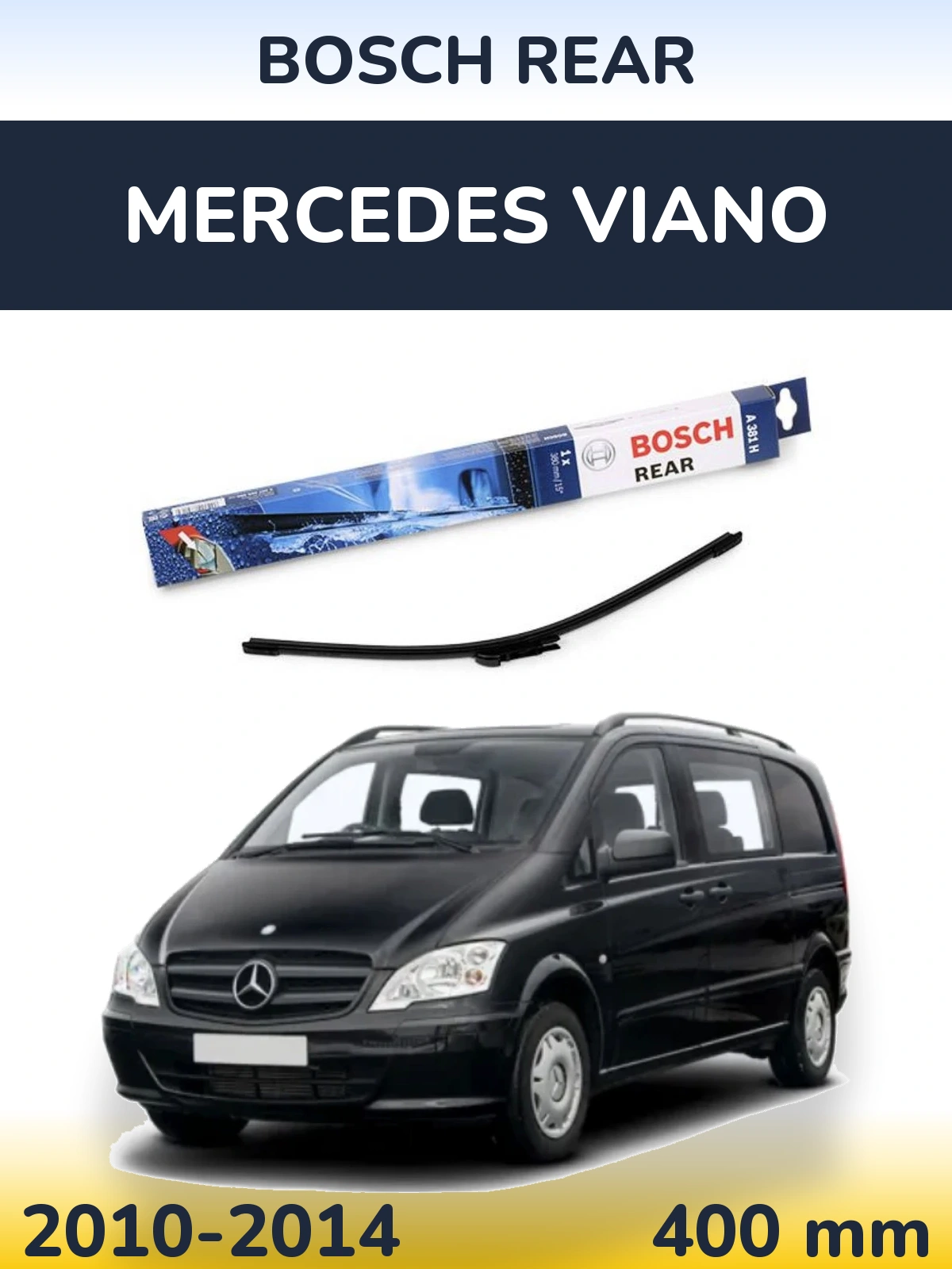 Tylna wycieraczka BOSCH Rear 380 mm do Mercedes Viano 2010-2014