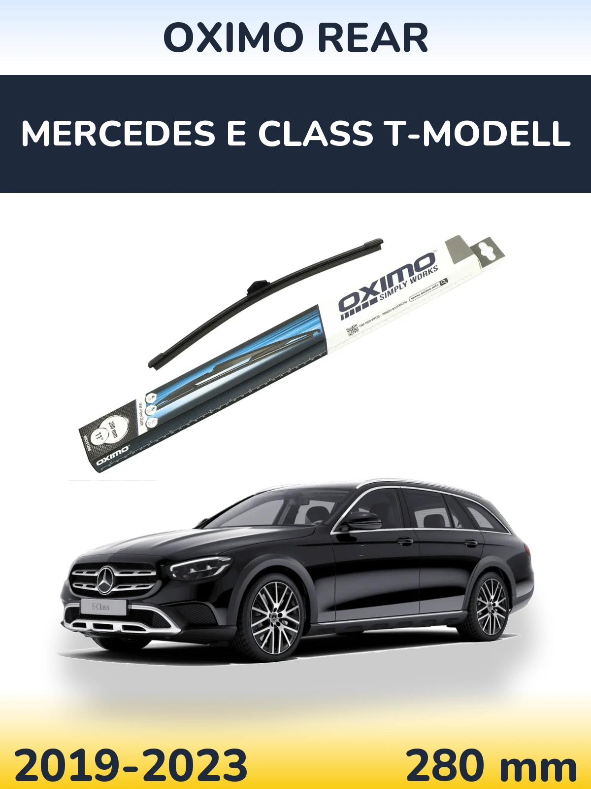 Задний дворник Oximo Rear 280 мм для Mercedes E Class T-Модельl 2019-2023