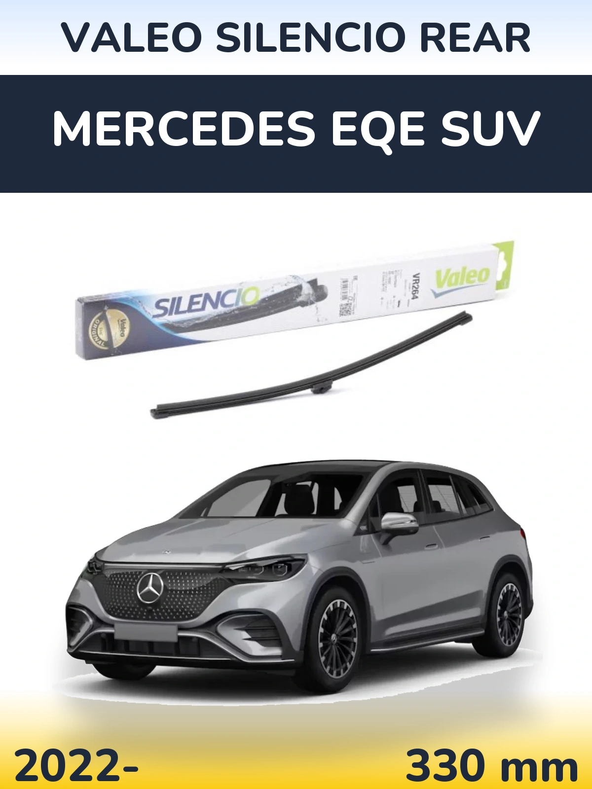 Tylna wycieraczka Valeo Silencio Rear 320 mm do Mercedes EQE SUV 2022-2026
