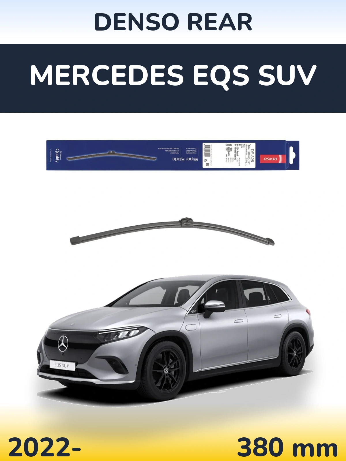 Tylna wycieraczka Denso Rear 380 mm do Mercedes EQS SUV 2022-2026
