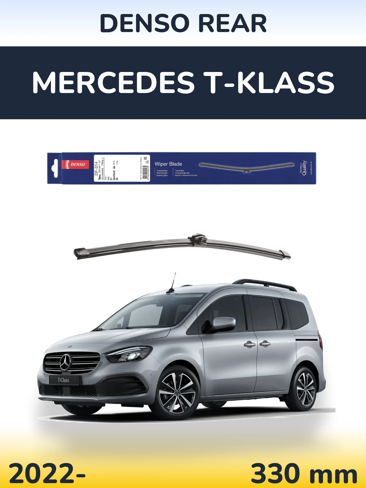 Tylna wycieraczka Denso Rear 320 mm do Mercedes T-Klass 2022-2026