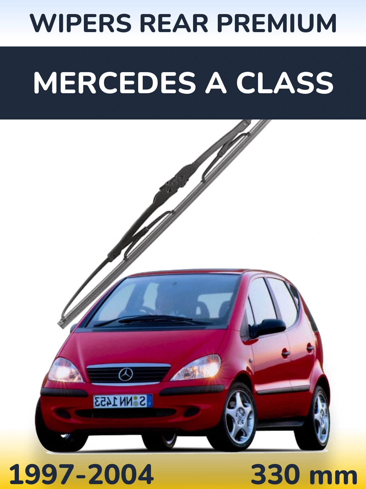 Tylna wycieraczka WIPERS REAR PREMIUM 330 mm do Mercedes Klasa A 1997-2004