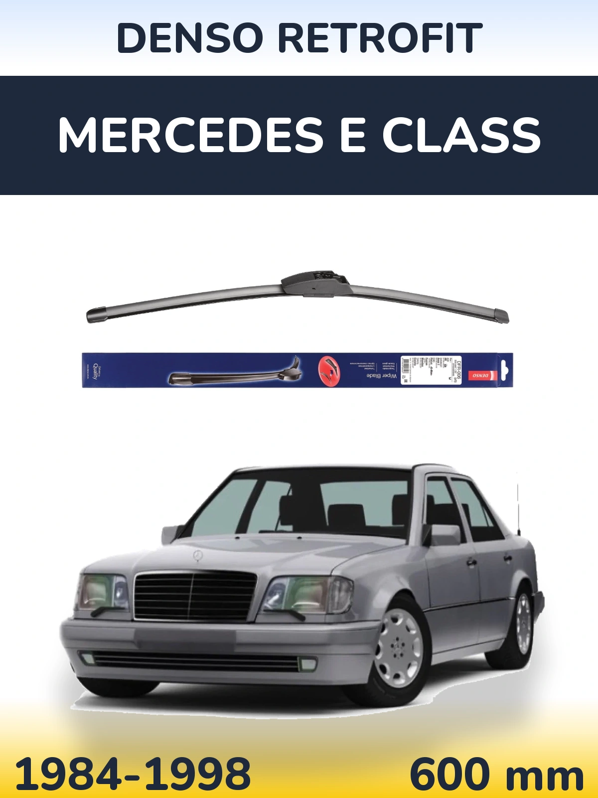Передний дворник Denso Retrofit 600 мм для Mercedes E Class 1984-1998