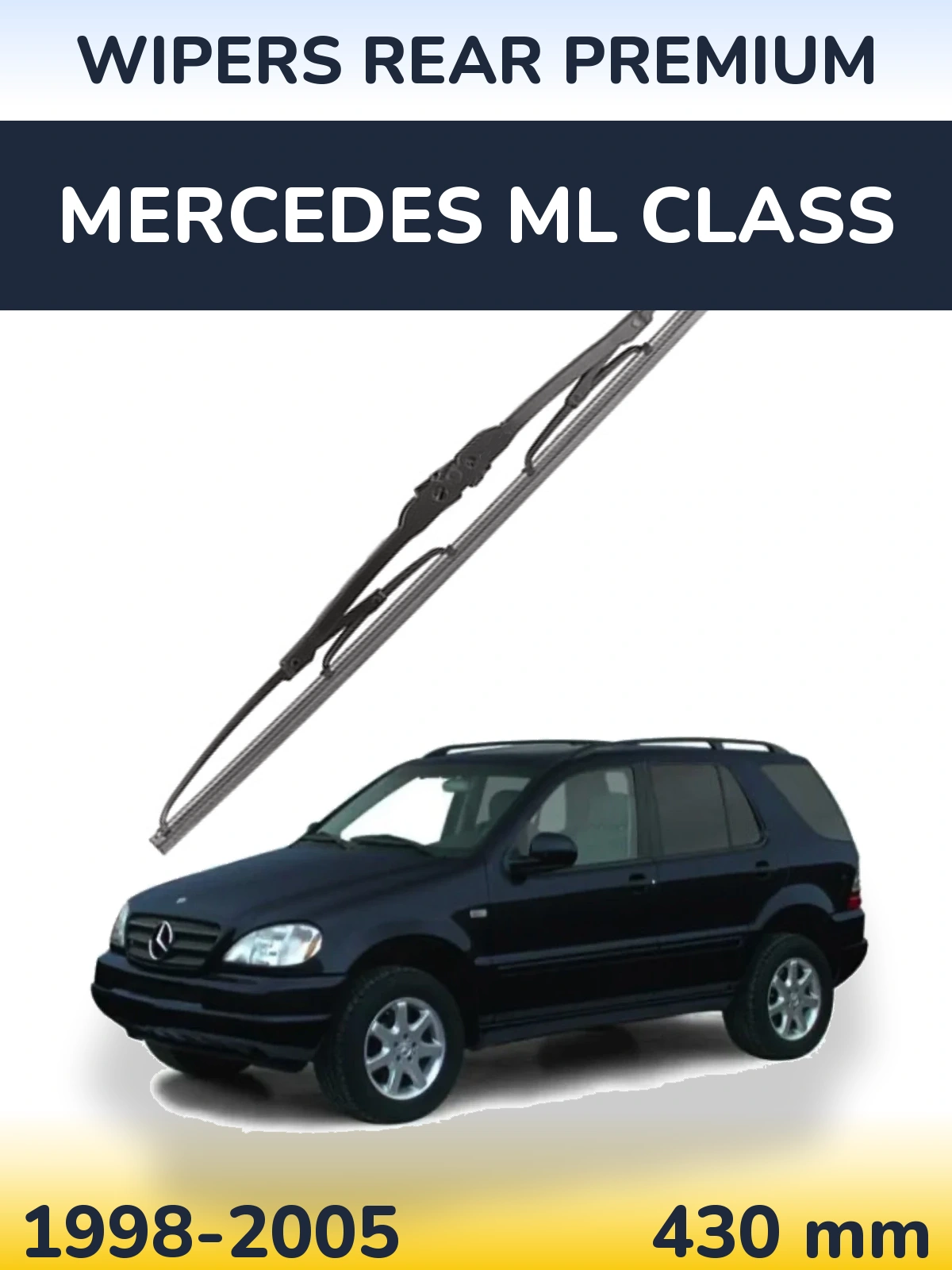 Tylna wycieraczka WIPERS REAR PREMIUM 430 mm do Mercedes Klasa ML 1998-2005