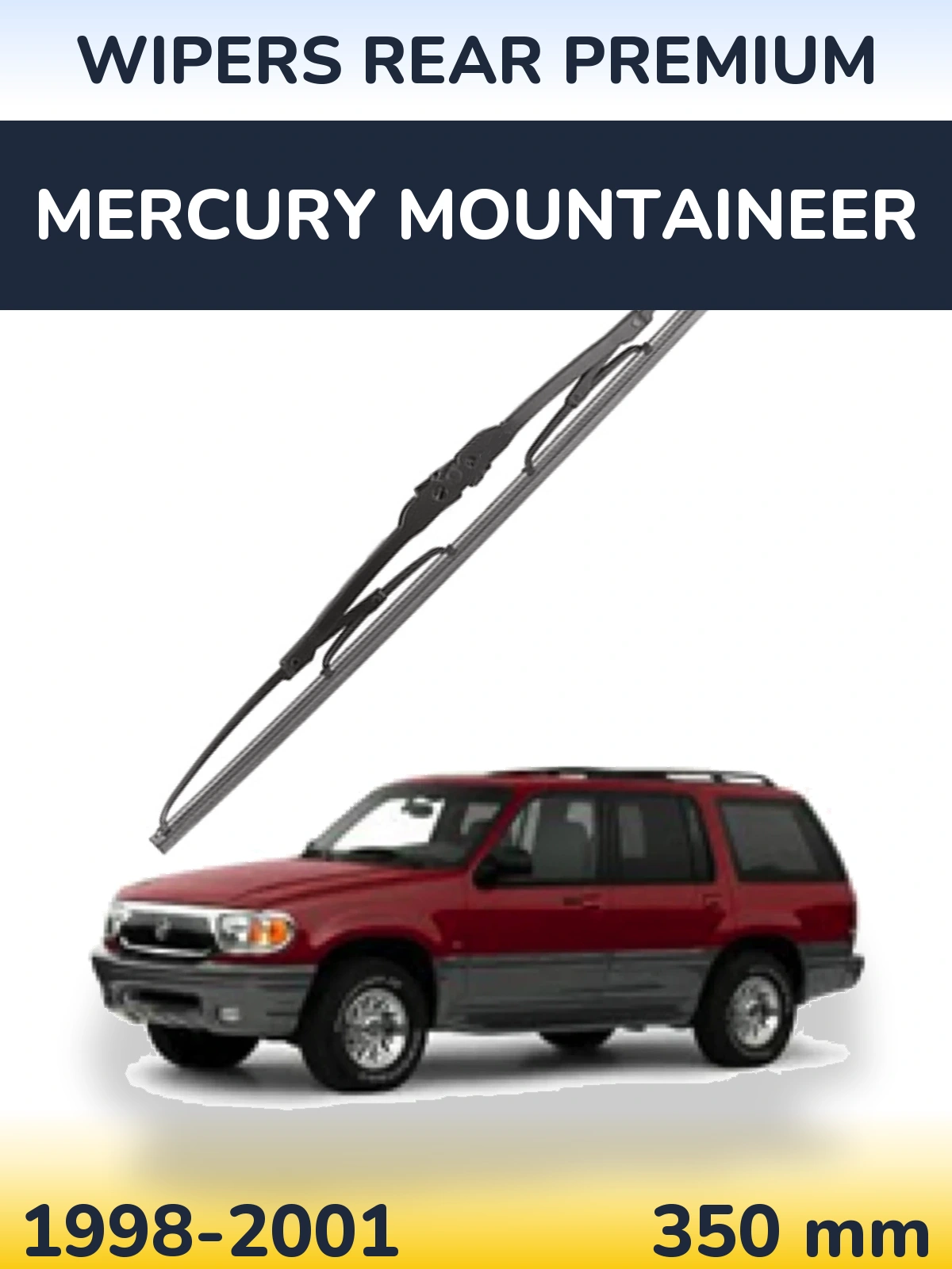 Tylna wycieraczka WIPERS REAR PREMIUM 350 mm do Mercury Mountaineer 1998-2001