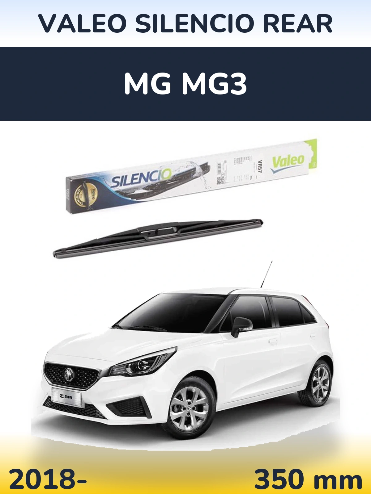 Tylna wycieraczka Valeo Silencio Rear 345 mm do MG MG3 2018-2026