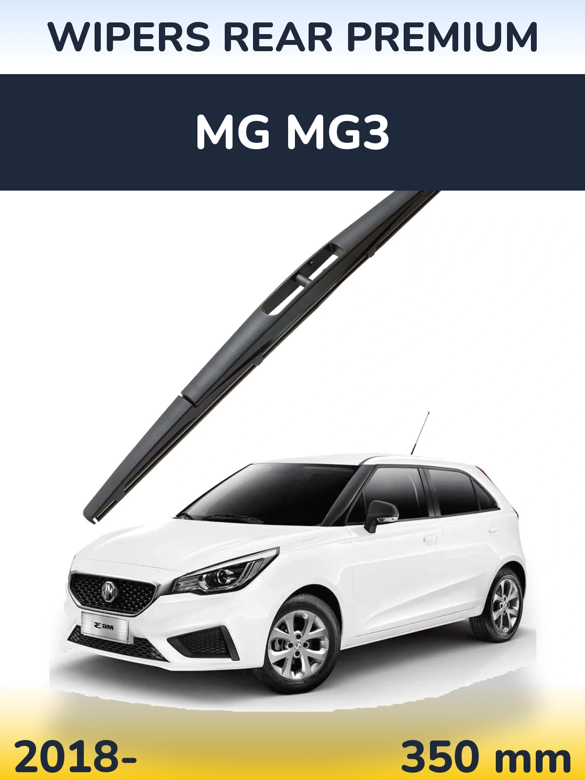 Tylna wycieraczka WIPERS REAR PREMIUM 350 mm do MG MG3 2018-2026