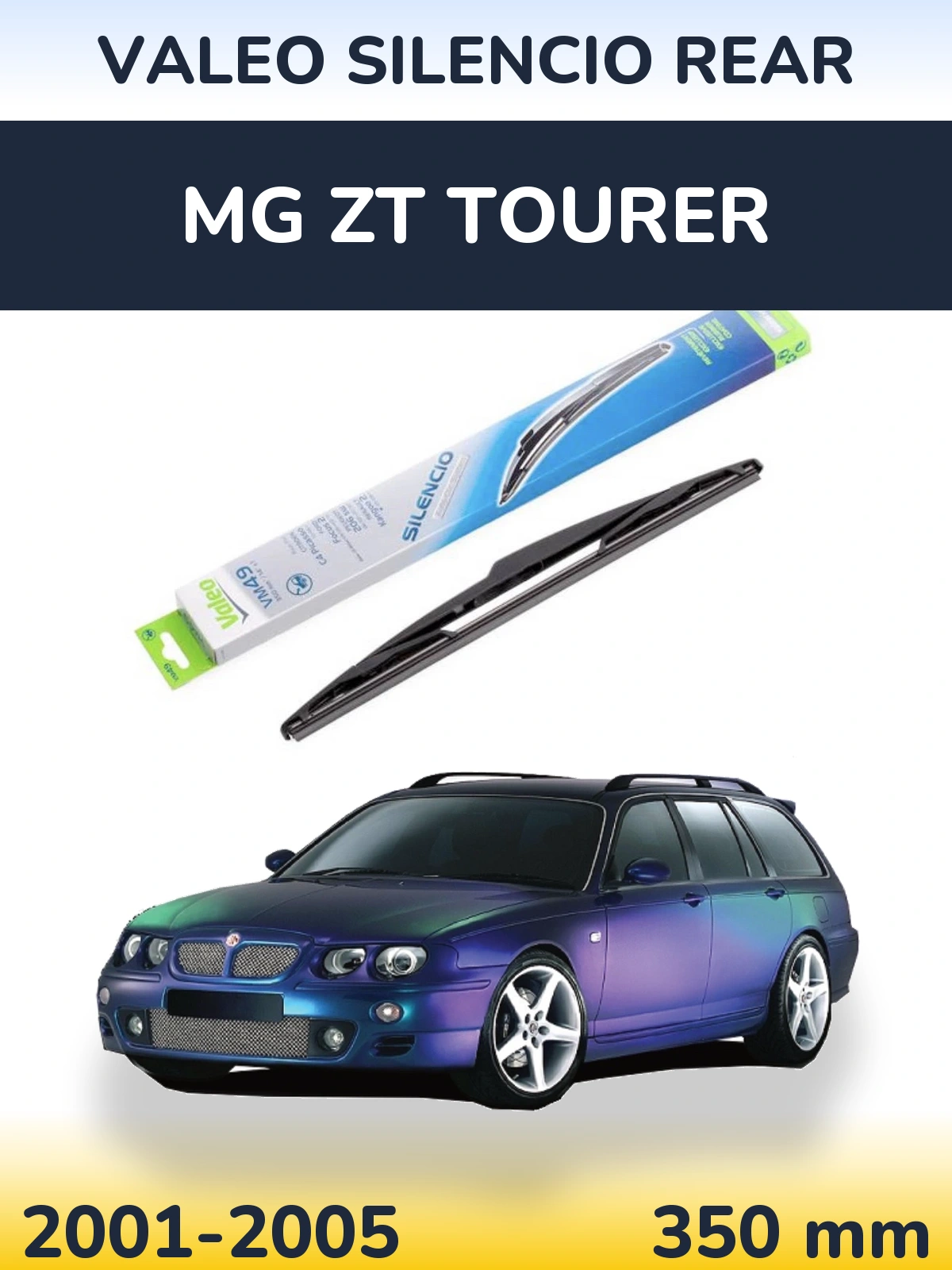 Tylna wycieraczka Valeo Silencio Rear 350 mm do MG ZT Tourer 2001-2005