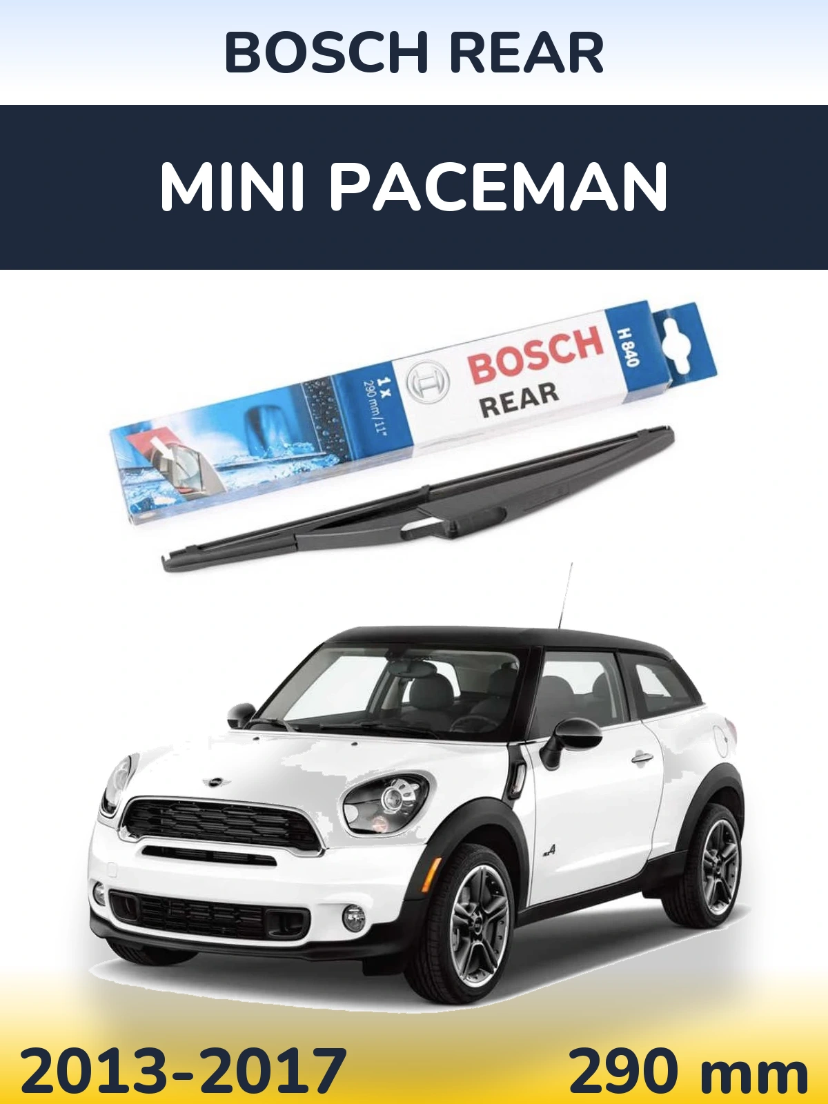 Tylna wycieraczka BOSCH Rear 290 mm do MINI Paceman 2013-2017