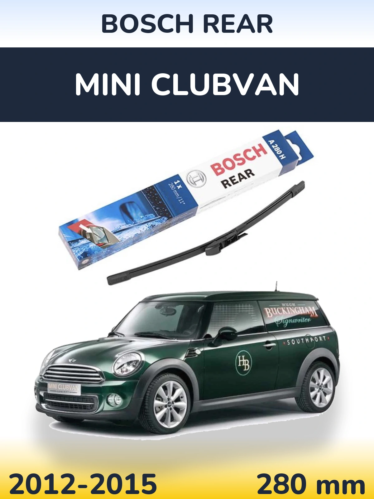 Tylna wycieraczka BOSCH Rear 280 mm do MINI Clubvan 2012-2015