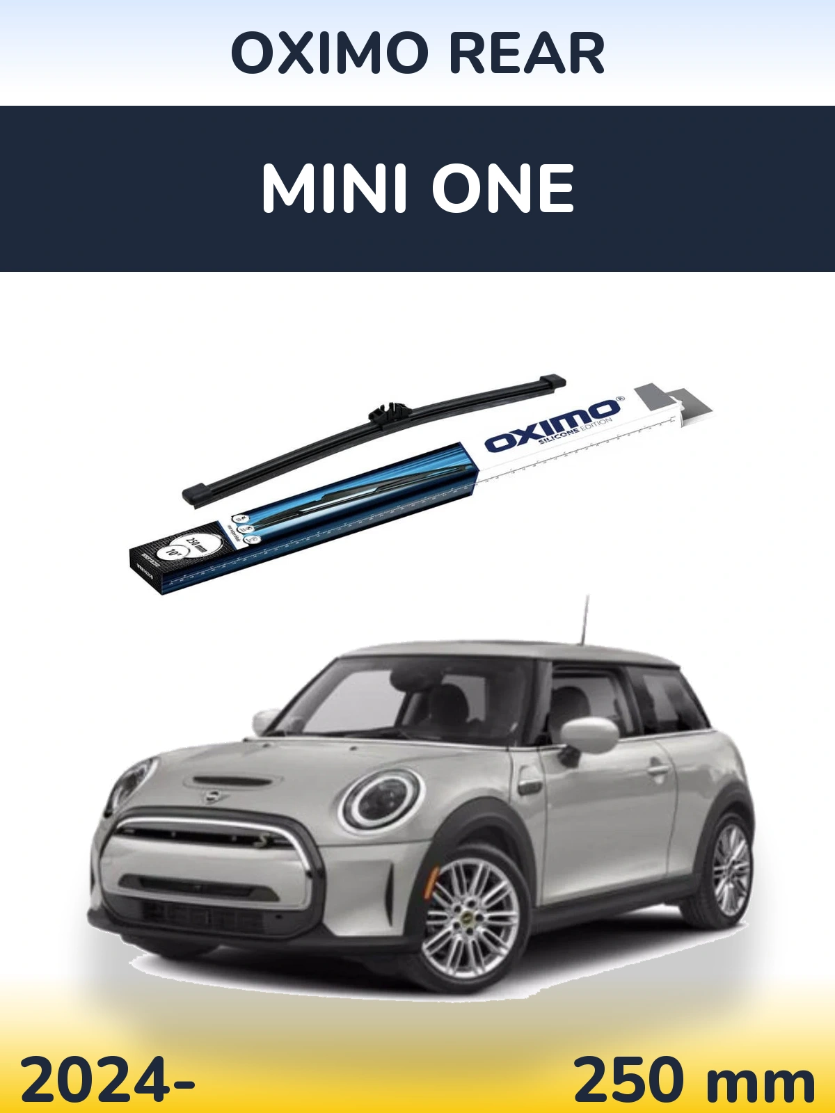 Rear wiper blade Oximo Rear 250 mm for MINI One 2024-2026
