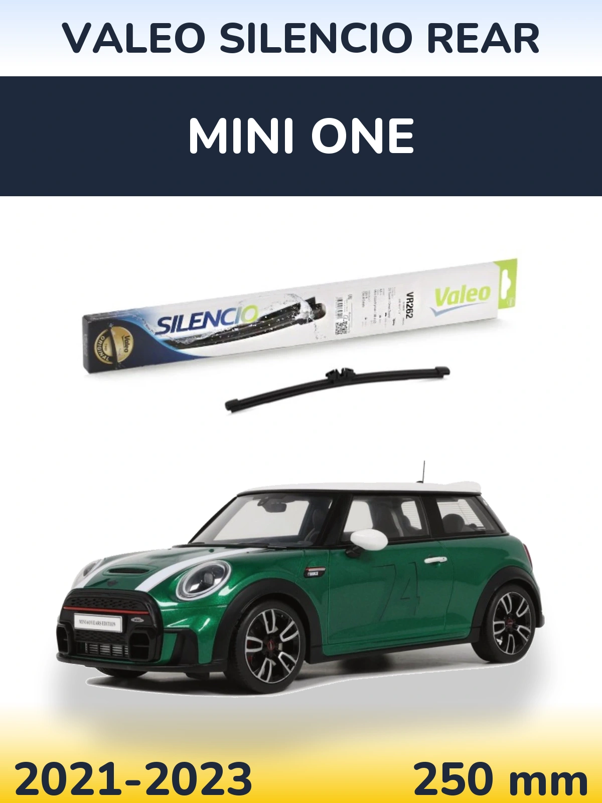 Задний дворник Valeo Silencio Rear 240 мм для MINI One 2021-2023