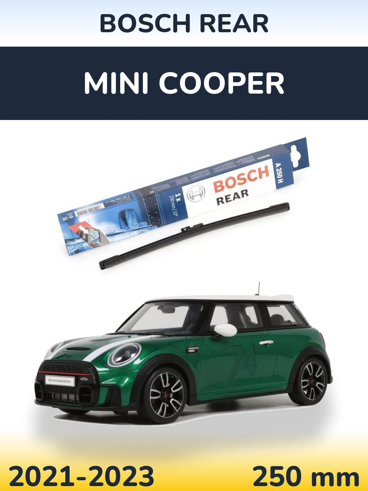Tylna wycieraczka BOSCH Rear 250 mm do MINI Cooper 2021-2023