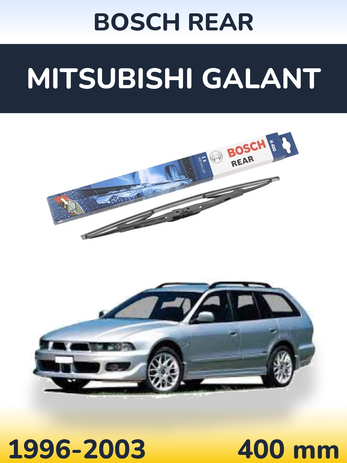 Tylna wycieraczka BOSCH Rear 400 mm do Mitsubishi Galant 1996-2003