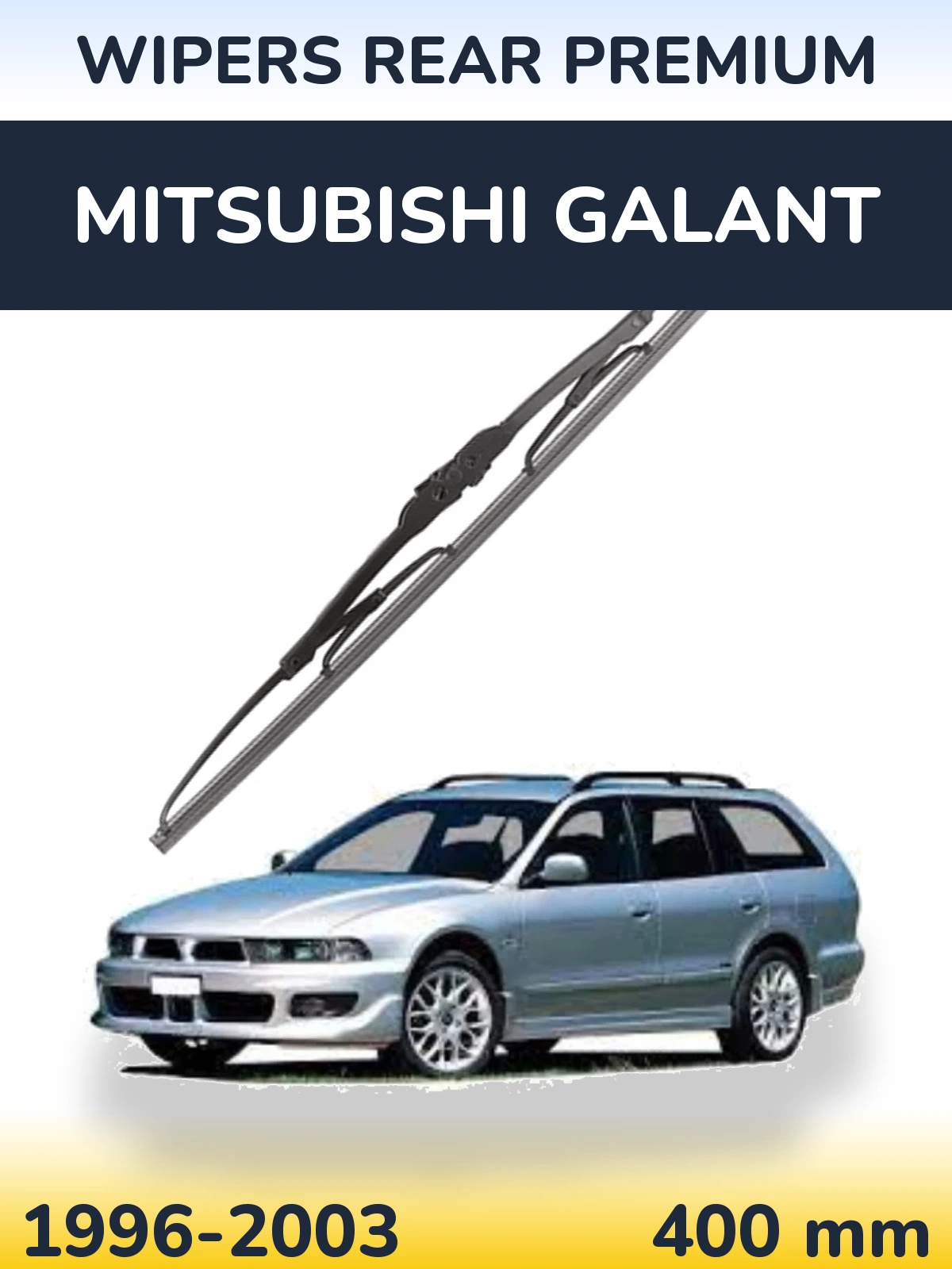 Tylna wycieraczka WIPERS REAR PREMIUM 400 mm do Mitsubishi Galant 1996-2003