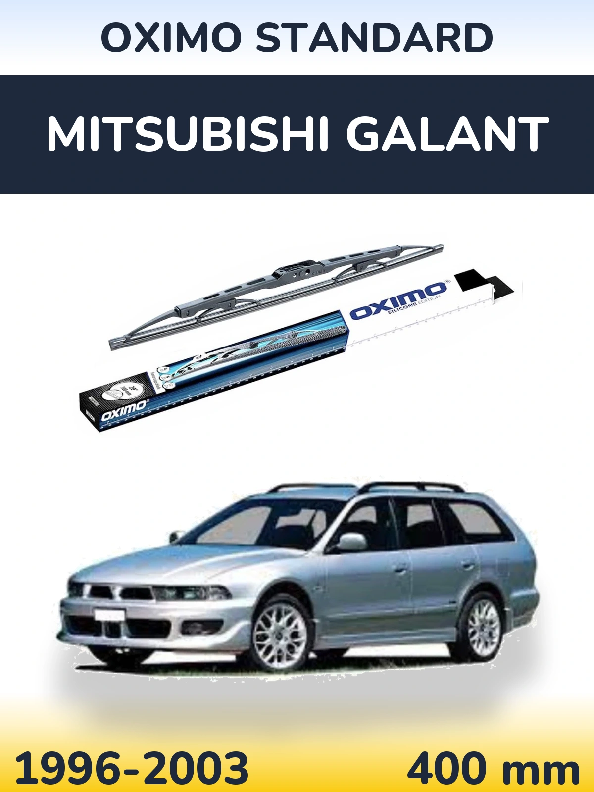 Rear wiper blade Oximo Standard 400 mm for Mitsubishi Galant 1996-2003