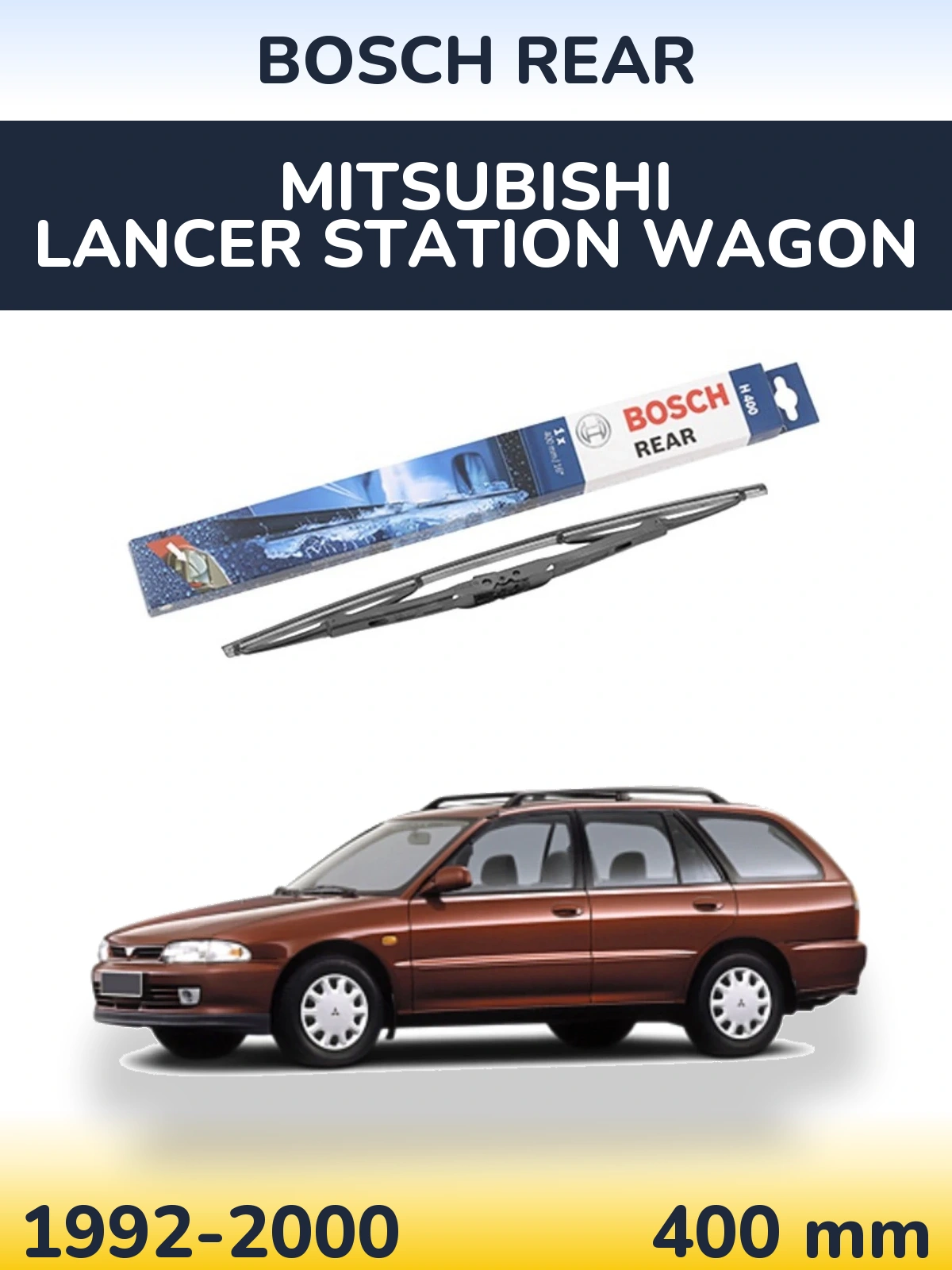 Tylna wycieraczka BOSCH Rear 400 mm do Mitsubishi Lancer Station Wagon 1992-2000