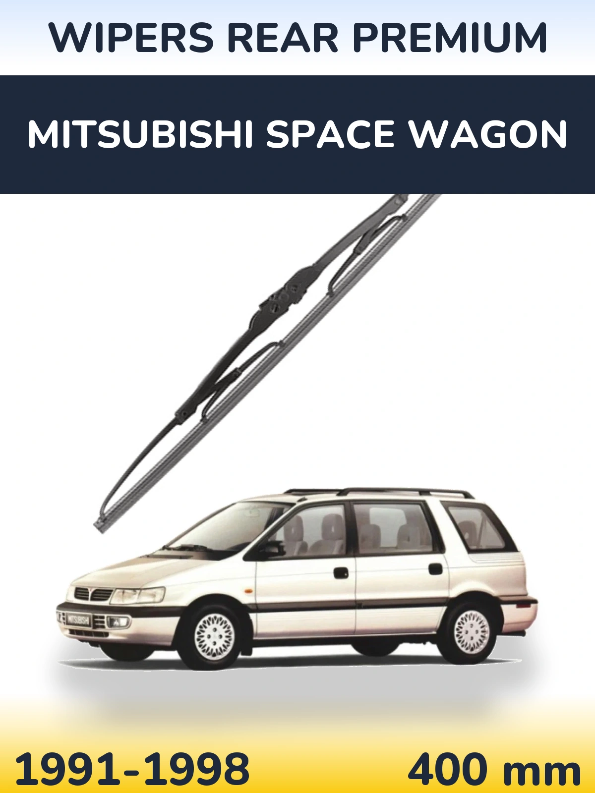 Tylna wycieraczka WIPERS REAR PREMIUM 400 mm do Mitsubishi Space Wagon 1991-1998