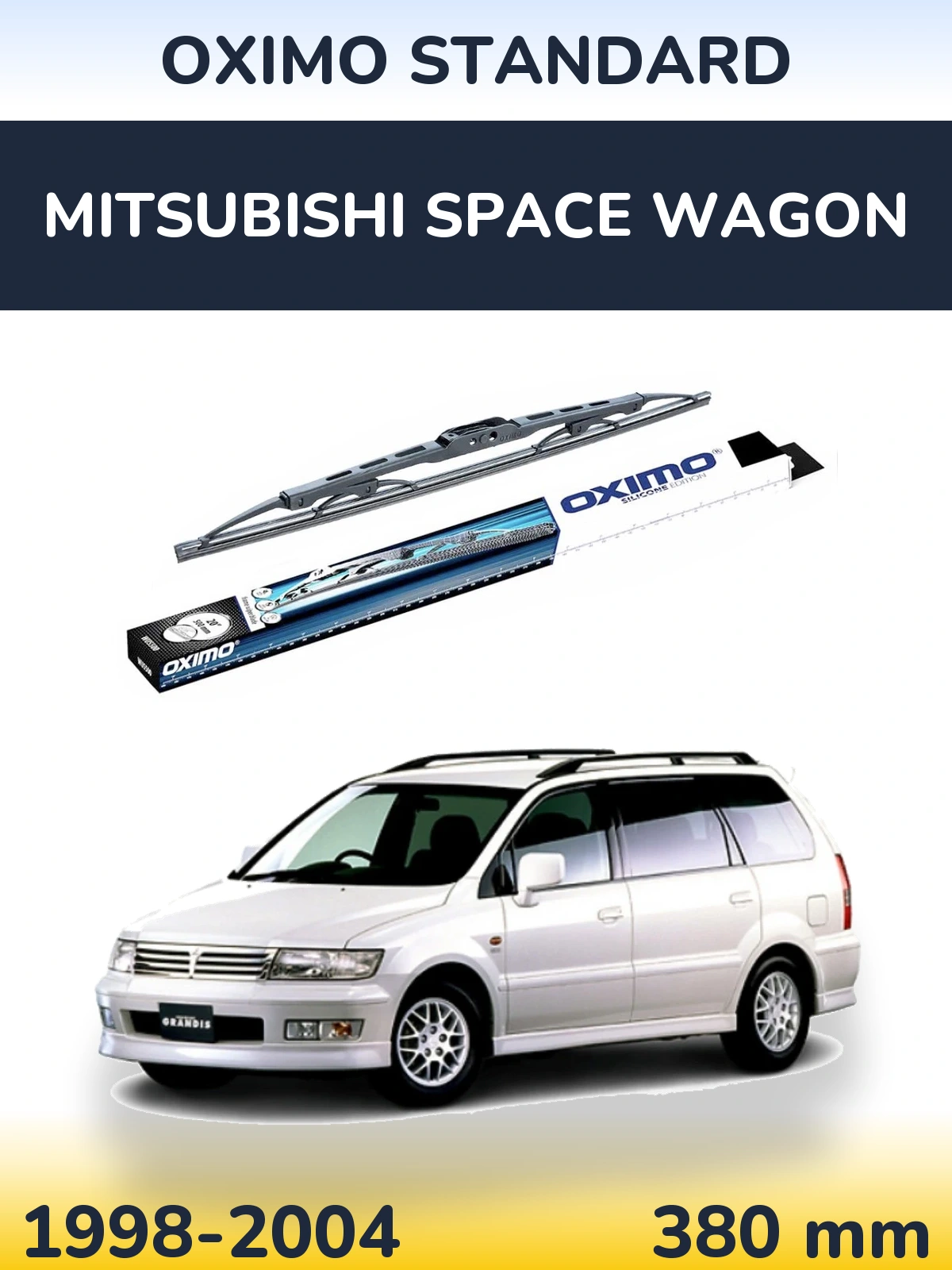 Tylna wycieraczka Oximo Standard 375 mm do Mitsubishi Space Wagon 1998-2004