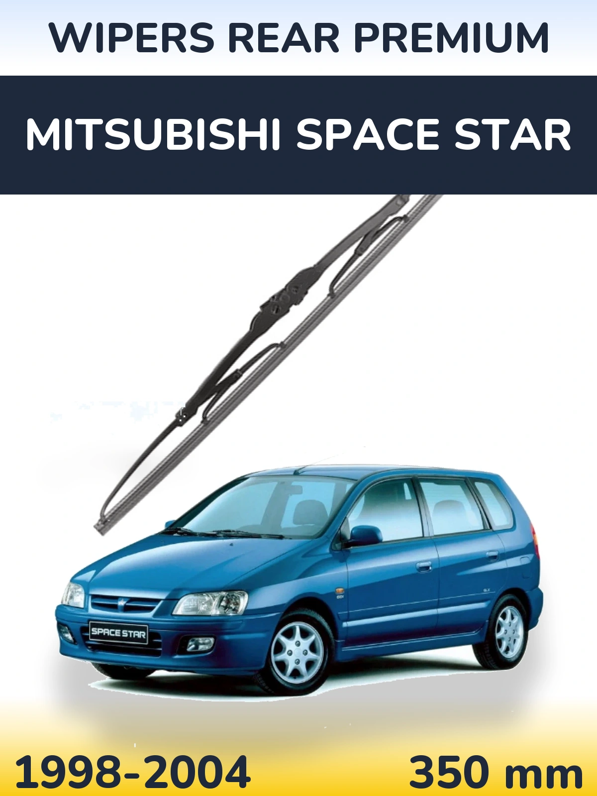 Задний дворник WIPERS REAR PREMIUM 350 мм для Mitsubishi Space Star 1998-2004