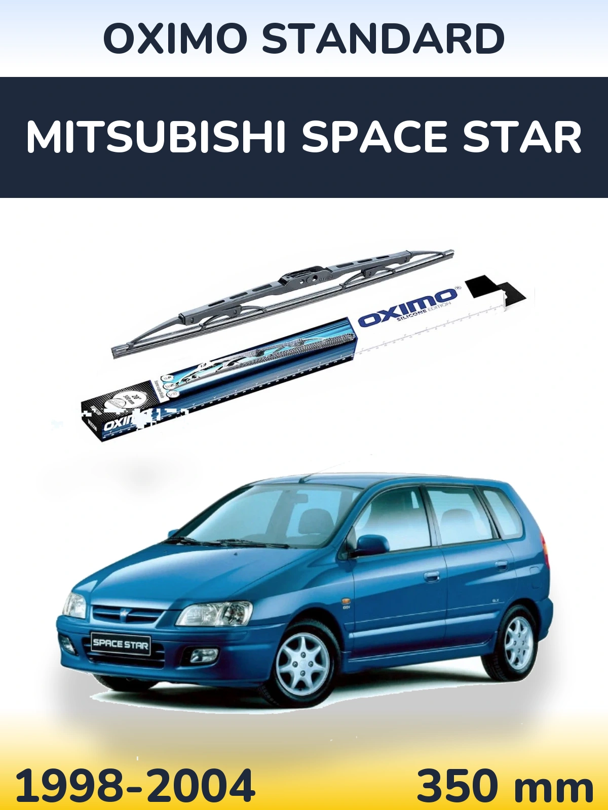 Tylna wycieraczka Oximo Standard 350 mm do Mitsubishi Space Star 1998-2004
