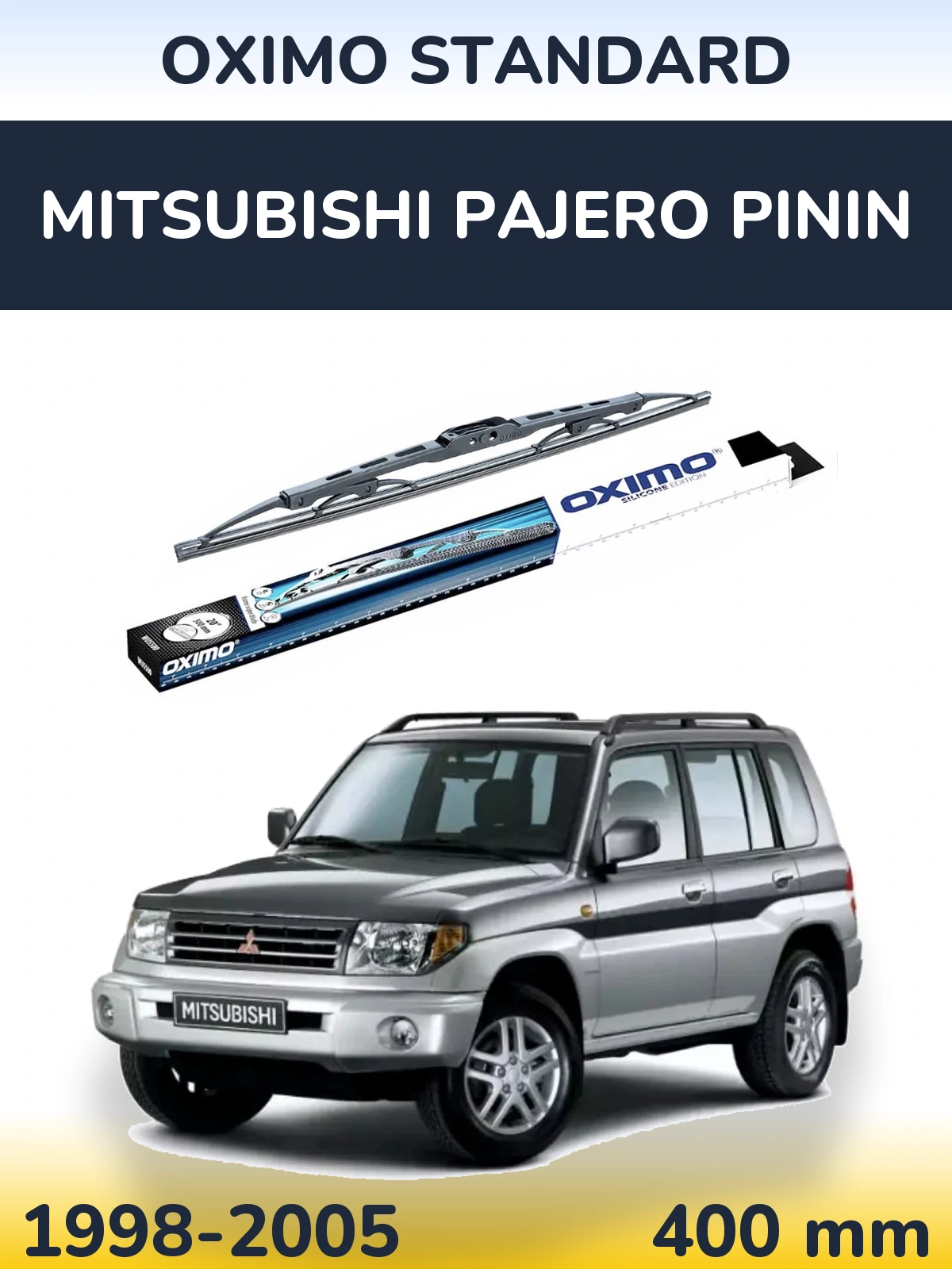 Tylna wycieraczka Oximo Standard 400 mm do Mitsubishi Pajero Pinin 1998-2005