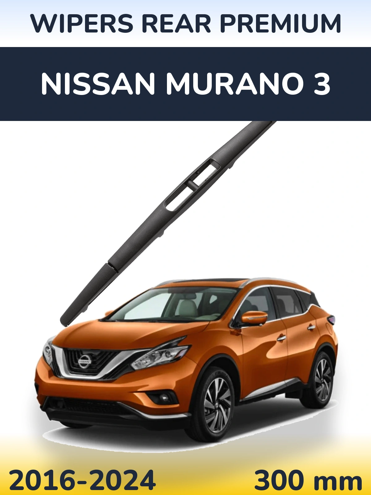 Tylna wycieraczka WIPERS REAR PREMIUM 300 mm do Nissan Murano 3 2016-2024