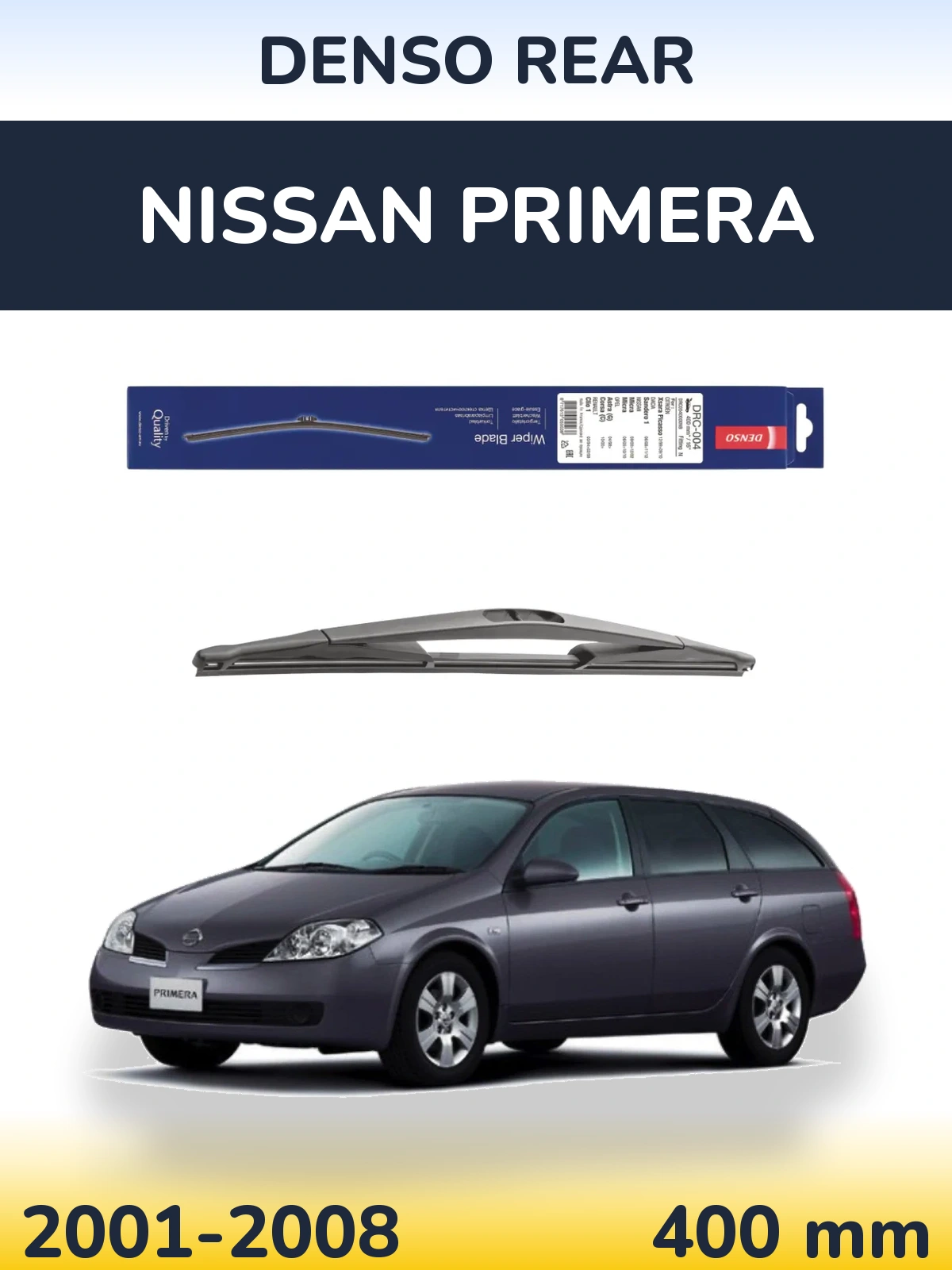 Tylna wycieraczka Denso Rear 400 mm do Nissan Primera 2001-2008