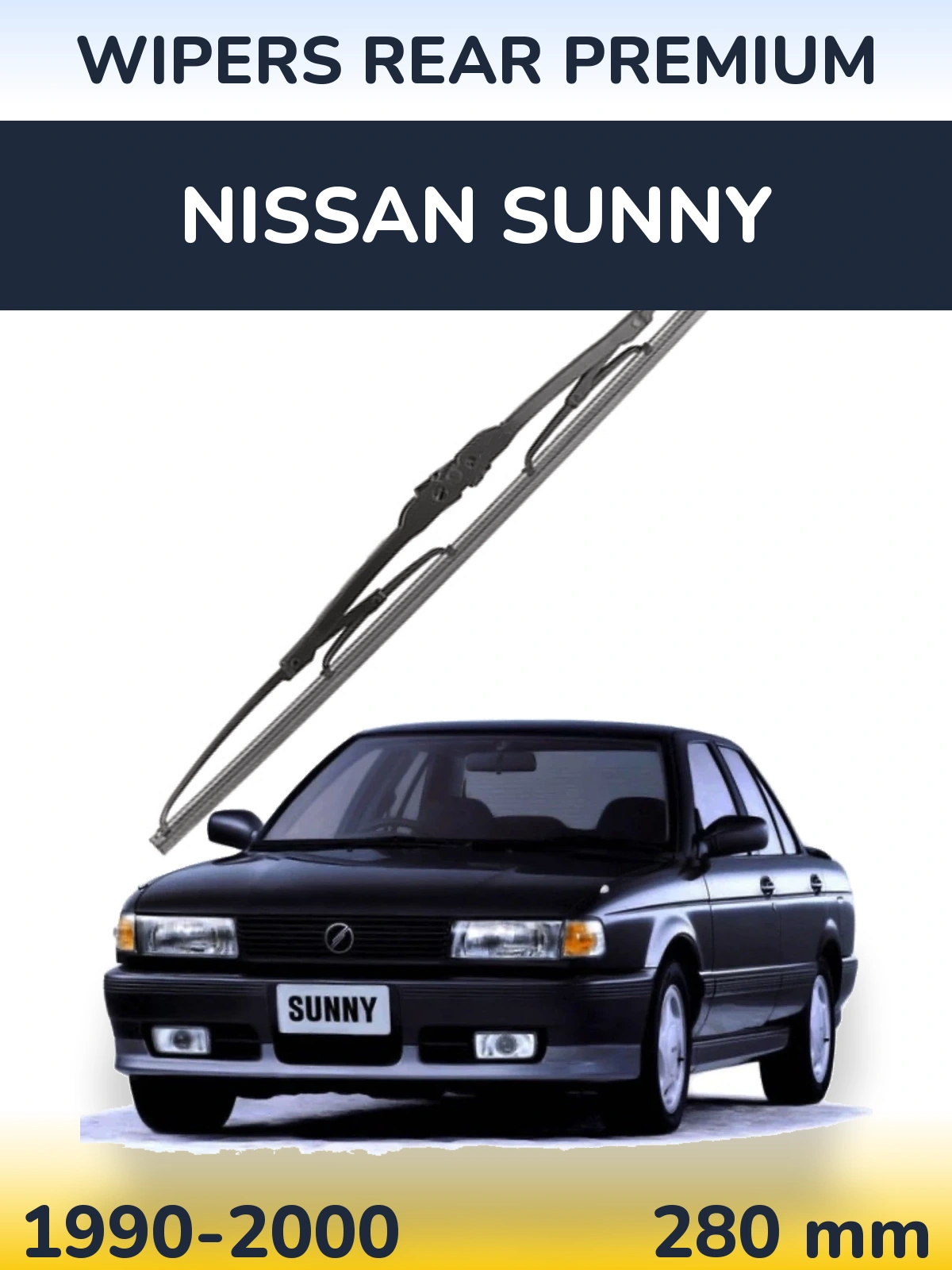 Tylna wycieraczka WIPERS REAR PREMIUM 280 mm do Nissan Sunny 1990-2000