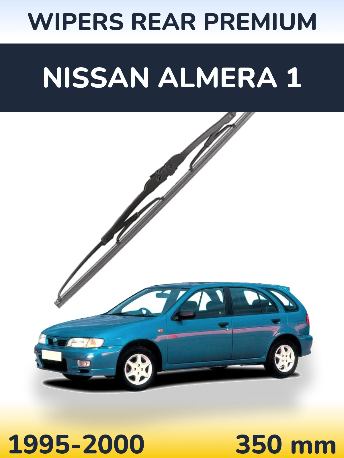 Tylna wycieraczka WIPERS REAR PREMIUM 350 mm do Nissan Almera 1 1995-2000