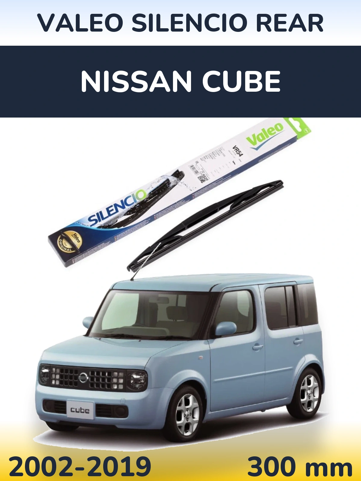 Tylna wycieraczka Valeo Silencio Rear 300 mm do Nissan Cube 2002-2019