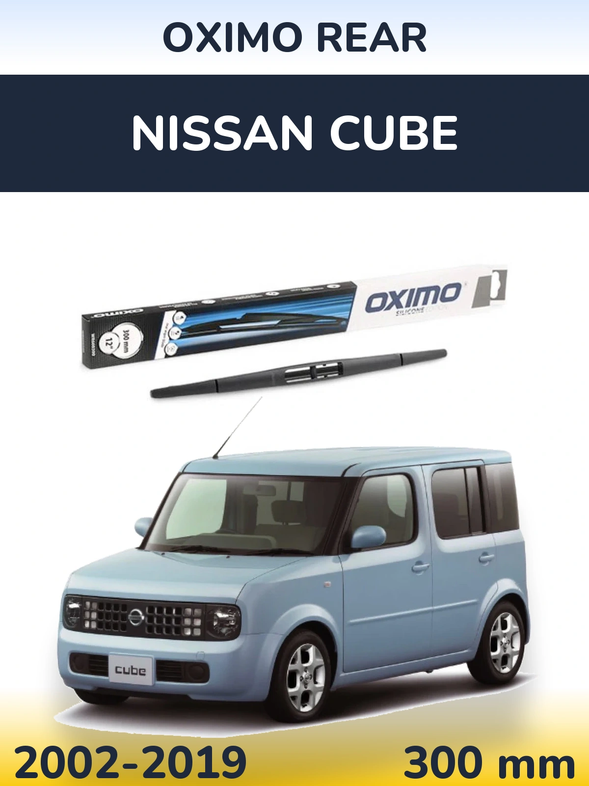 Задний дворник Oximo Rear 300 мм для Nissan Cube 2002-2019