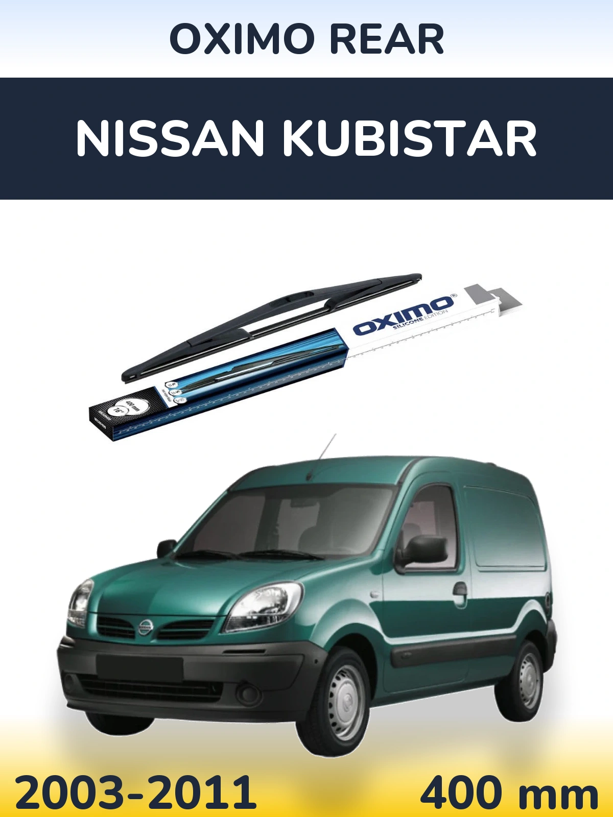 Tylna wycieraczka Oximo Rear 400 mm do Nissan Kubistar 2003-2011
