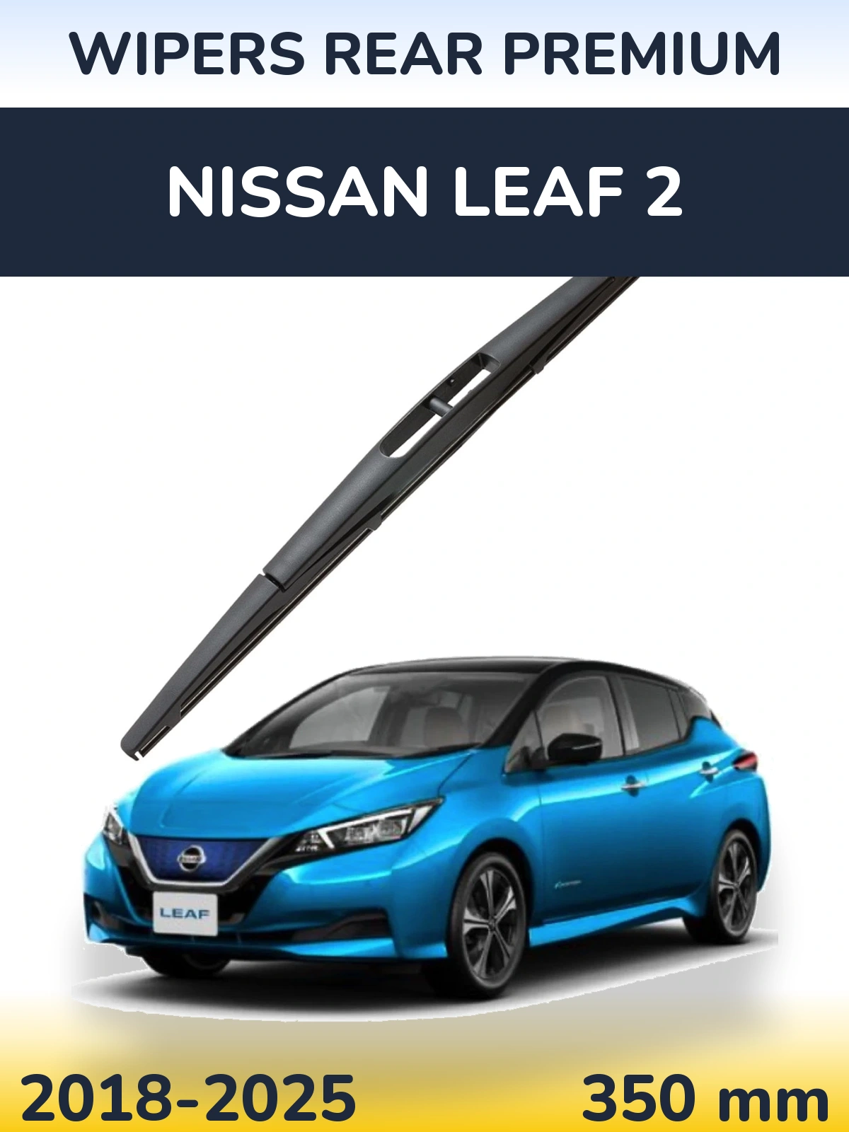 Tylna wycieraczka WIPERS REAR PREMIUM 350 mm do Nissan Leaf 2 2018-2025