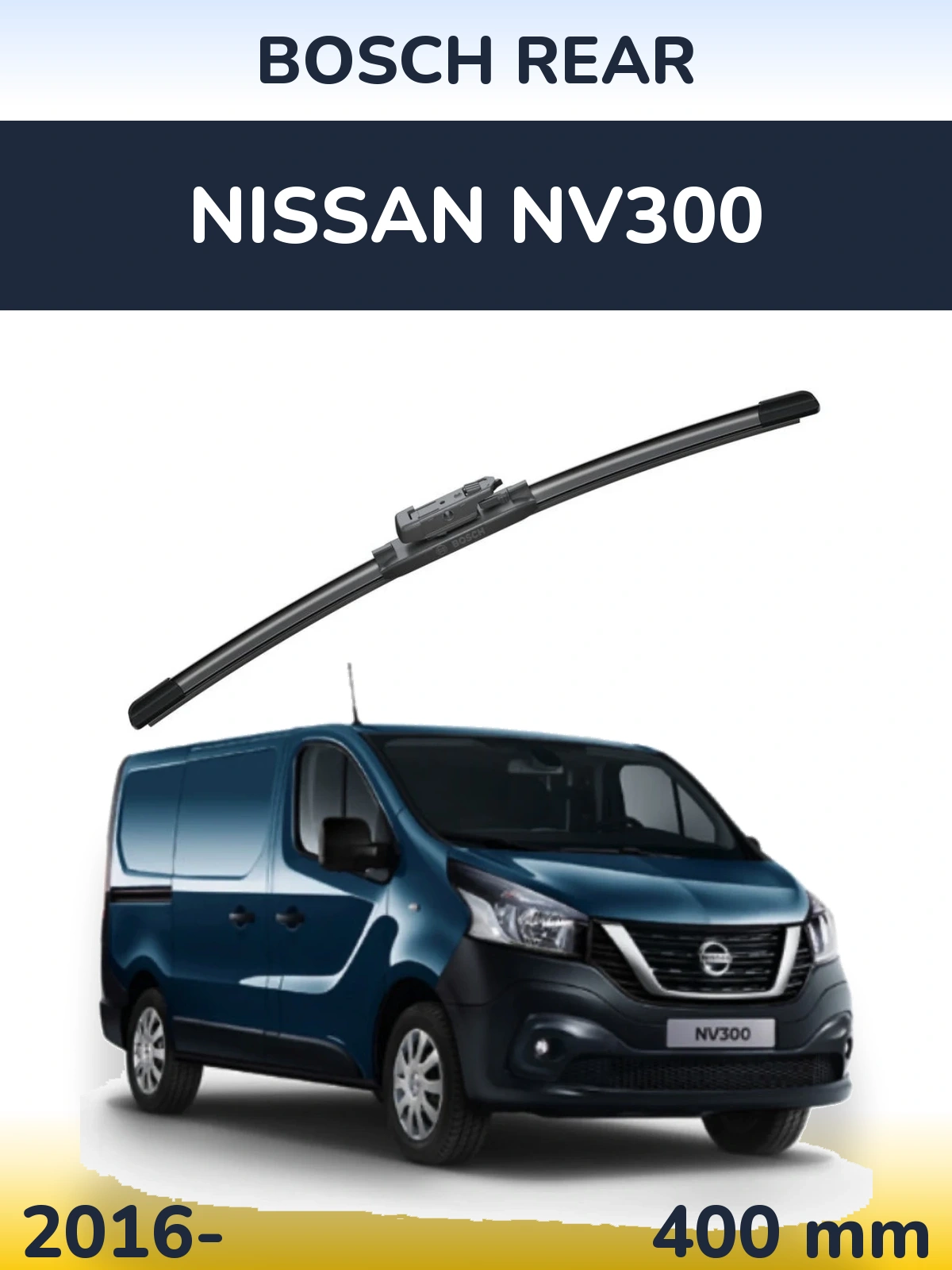 Задний дворник BOSCH Rear 400 мм для Nissan NV300 2016-2026