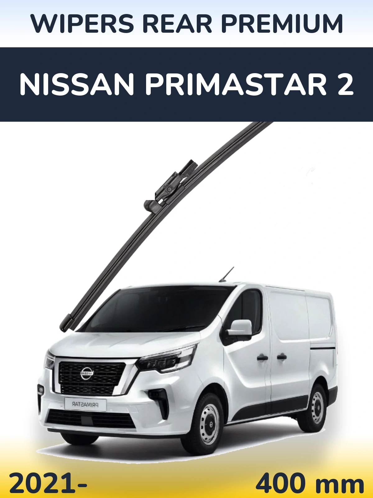 Tylna wycieraczka WIPERS REAR PREMIUM 400 mm do Nissan Primastar 2 2021-2026