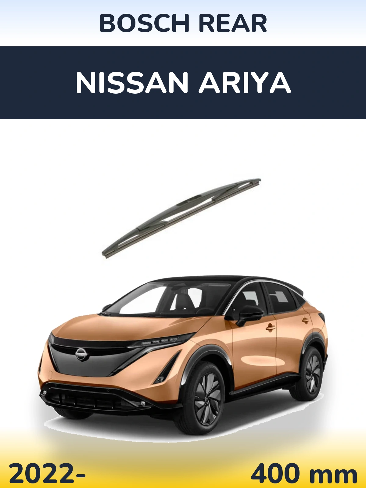 Tylna wycieraczka BOSCH Rear 400 mm do Nissan Ariya 2022-2026
