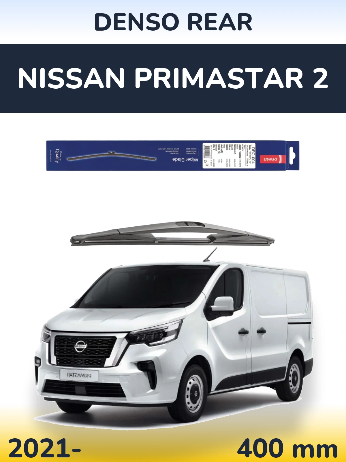 Tylna wycieraczka Denso Rear 400 mm do Nissan Primastar 2 2021-2026