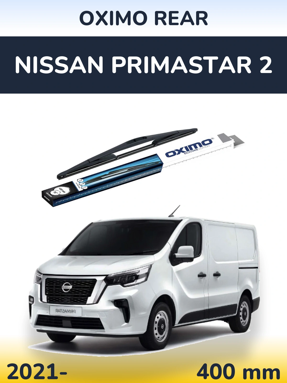 Tylna wycieraczka Oximo Rear 400 mm do Nissan Primastar 2 2021-2026