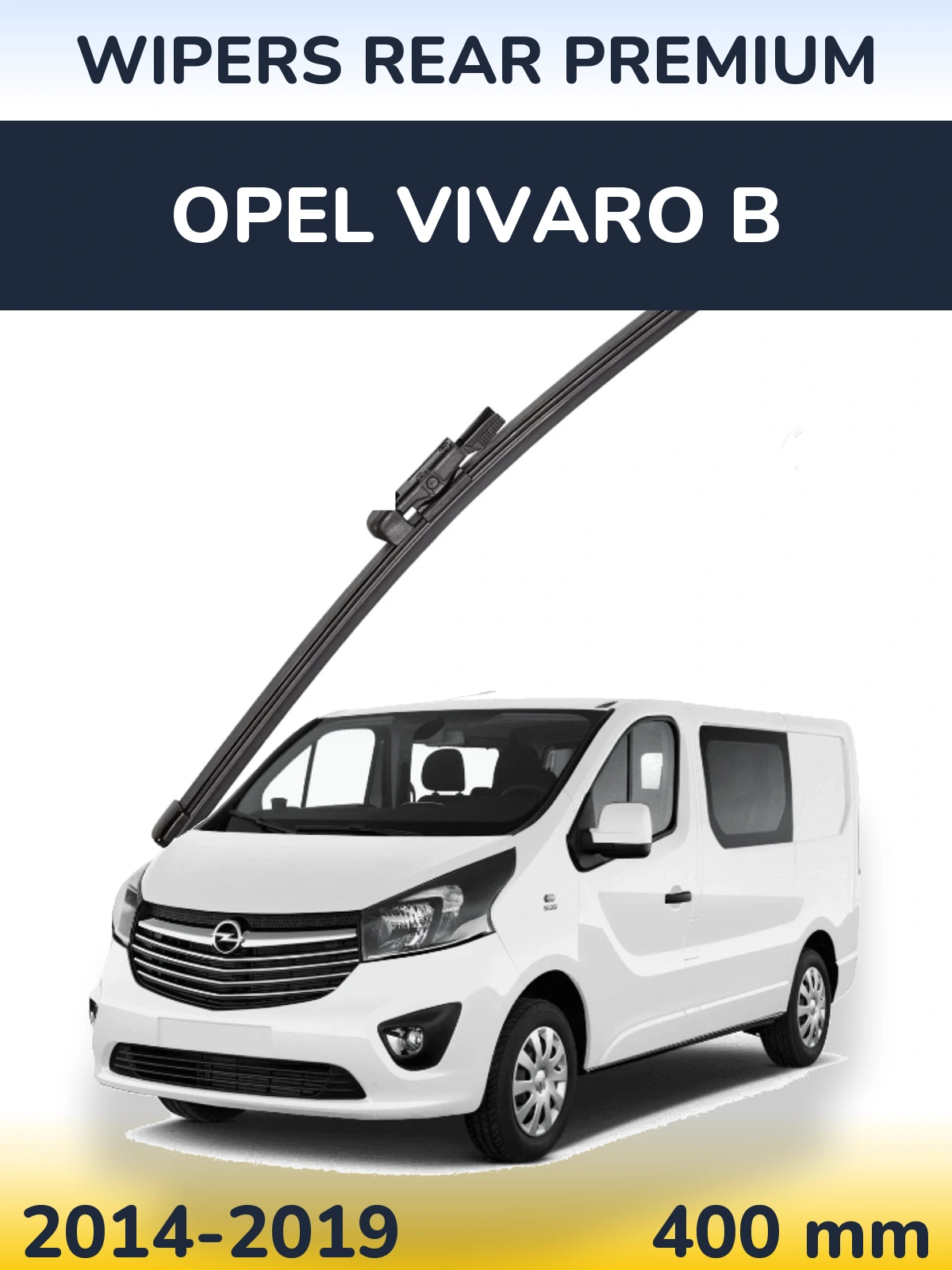 Tylna wycieraczka WIPERS REAR PREMIUM 400 mm do Opel Vivaro B 2014-2019