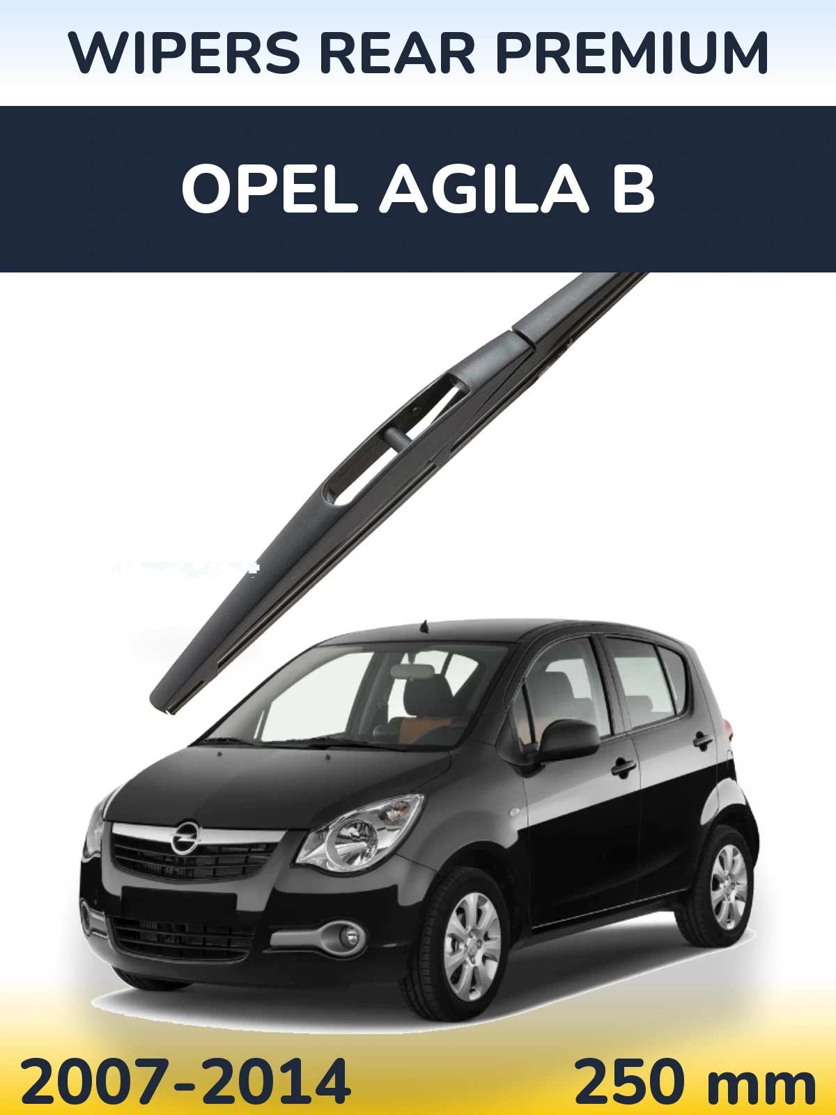 Tylna wycieraczka WIPERS REAR PREMIUM 250 mm do Opel Agila B 2007-2014