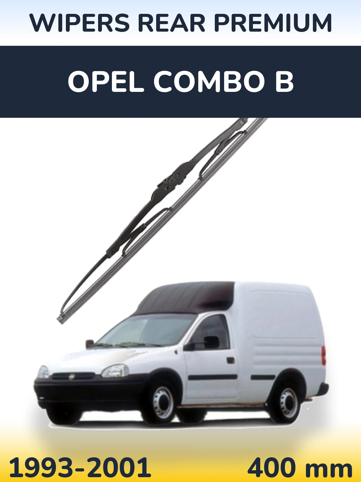 Tylna wycieraczka WIPERS REAR PREMIUM 400 mm do Opel Combo B 1993-2001