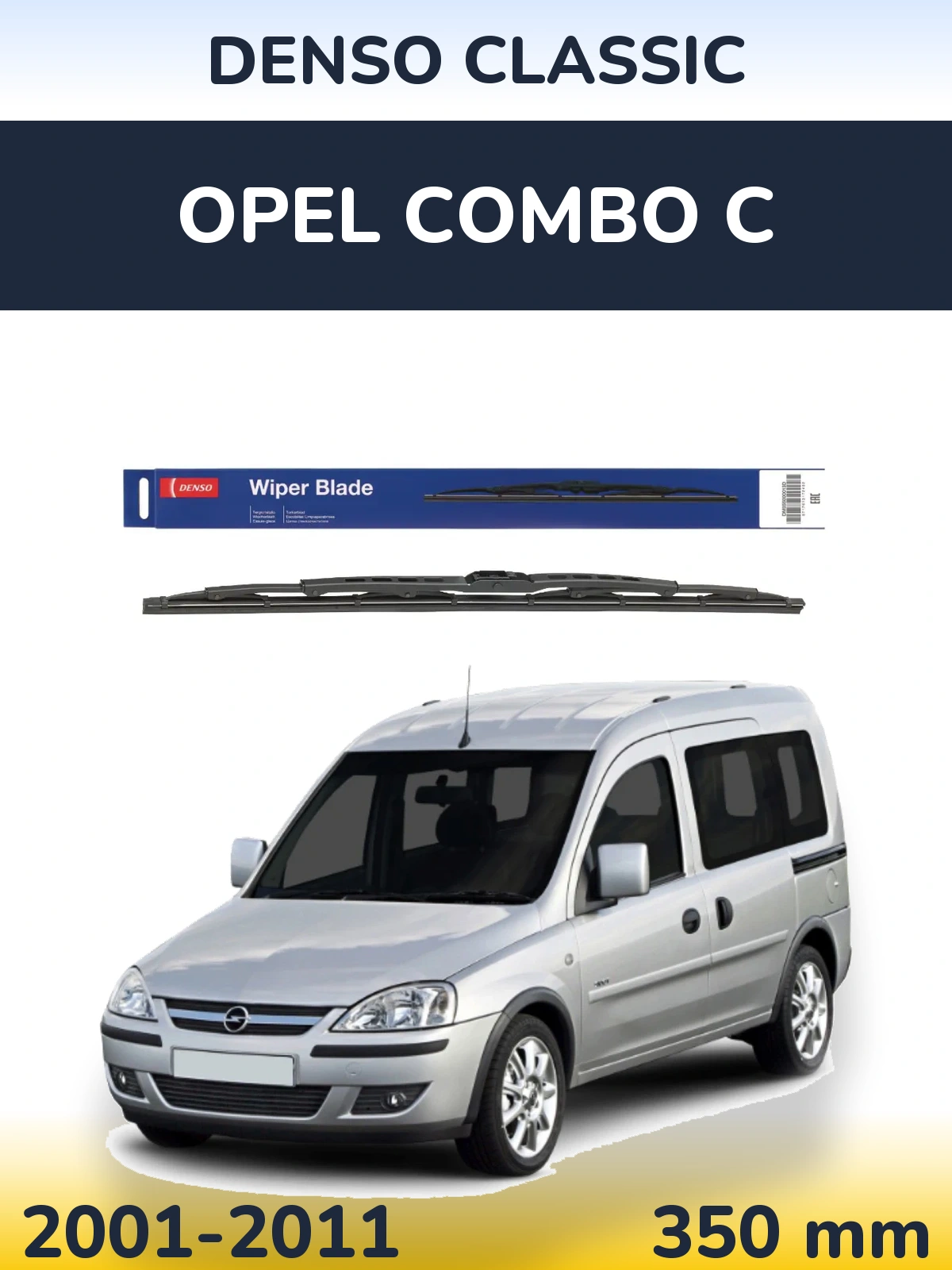 Tylna wycieraczka Denso Classic 350 mm do Opel Combo C 2001-2011