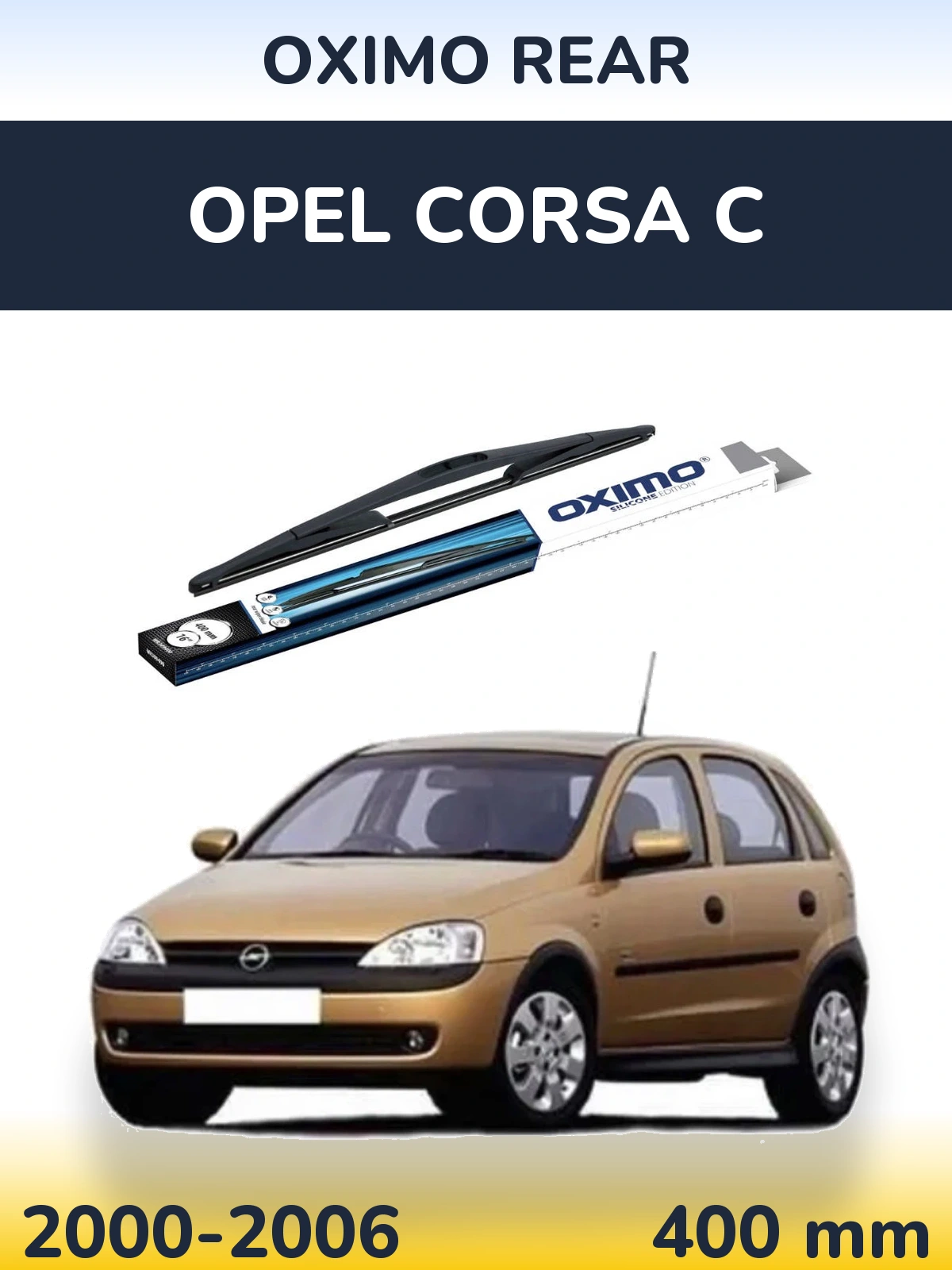 Tylna wycieraczka Oximo Rear 400 mm do Opel Corsa C 2000-2006