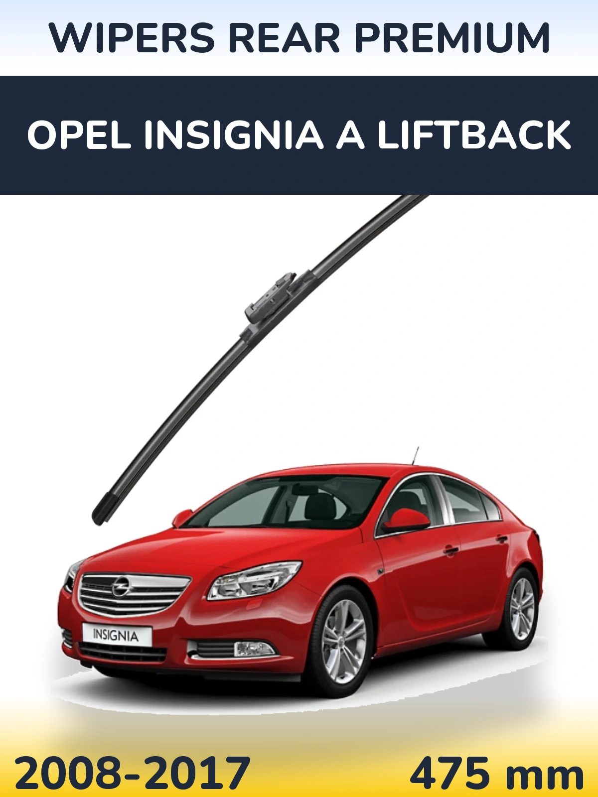 Tylna wycieraczka WIPERS REAR PREMIUM 500 mm do Opel Insignia A liftback 2008-2017