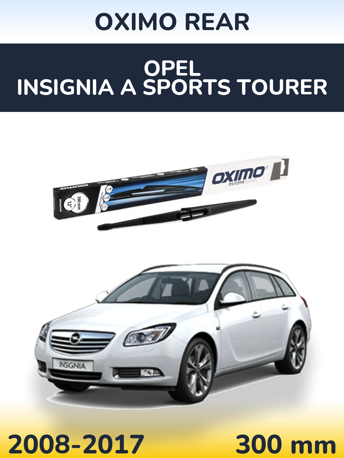 Задний дворник Oximo Rear 300 мм для Opel Insignia A Sports Tourer 2008-2017