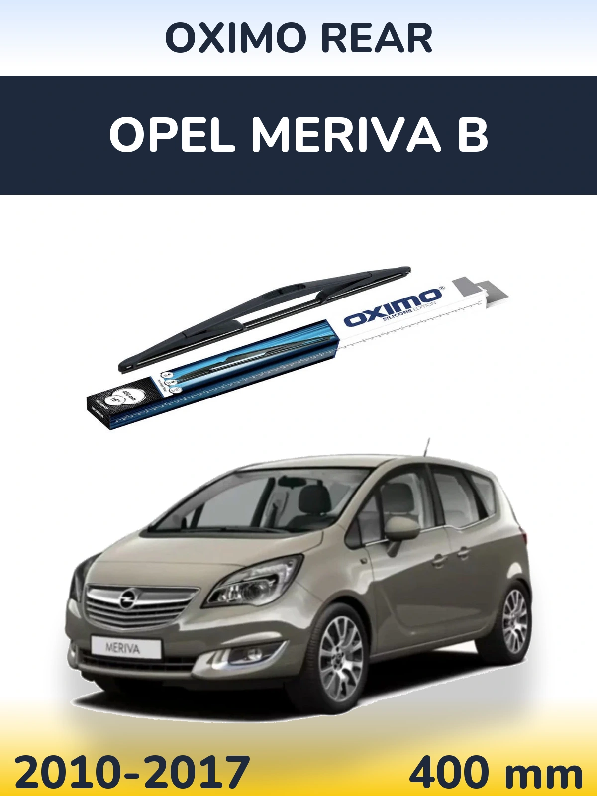 Tylna wycieraczka Oximo Rear 400 mm do Opel Meriva B 2010-2017