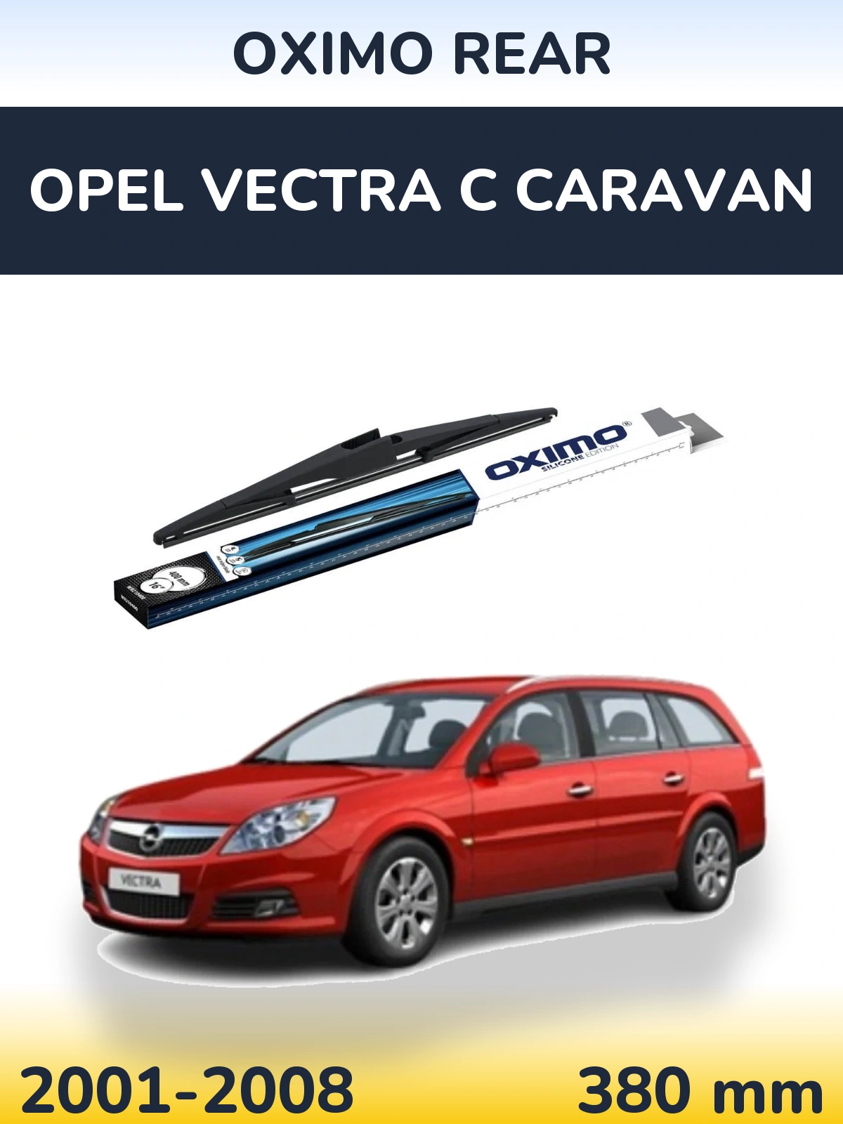 Tylna wycieraczka Oximo Rear 400 mm do Opel Vectra C Caravan 2001-2008