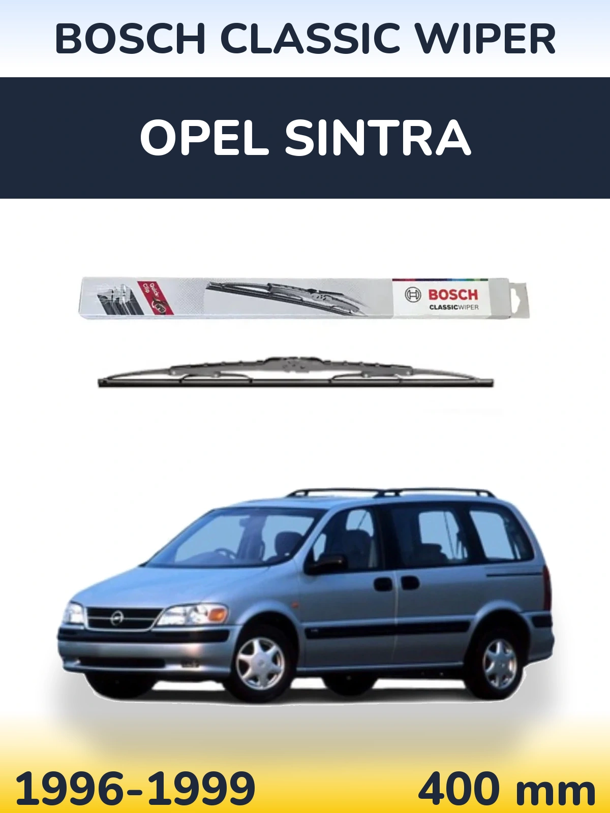 Tylna wycieraczka BOSCH Classic Wiper 400 mm do Opel Sintra 1996-1999
