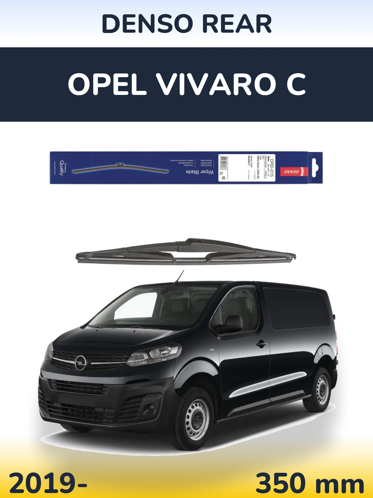 Tylna wycieraczka Denso Rear 350 mm do Opel Vivaro C 2019-2026